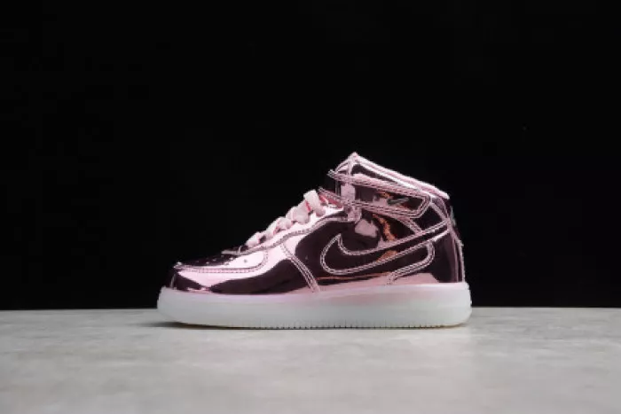 Rep Onekick KIDS NIKE AIR FORCE 1 MID WB PINK ROSE 314197-8300 0118