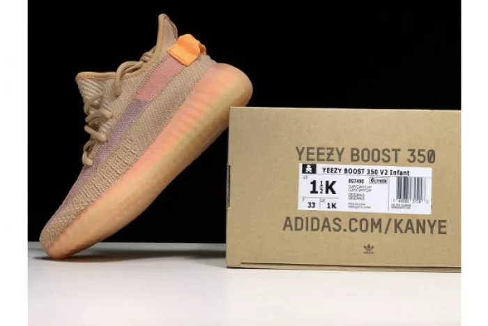 Rep Onekick ADIDAS KIDS YEEZY 350 BOOST V2 CLAY Kid-EG7490 0119