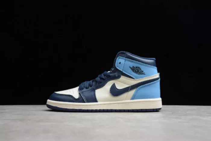 Rep Onekick KIDS AIR JORDAN 1 OBSIDIAN UNIVERSITY BLUE (555088-140) 0119