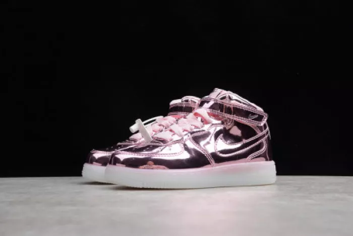 Rep Onekick KIDS NIKE AIR FORCE 1 MID WB PINK ROSE 314197-8300 0118