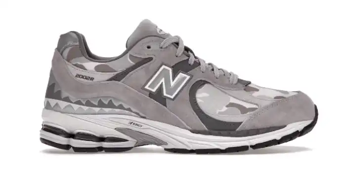 Chep Onekick New Balance 2002R BAPE Grey 0123