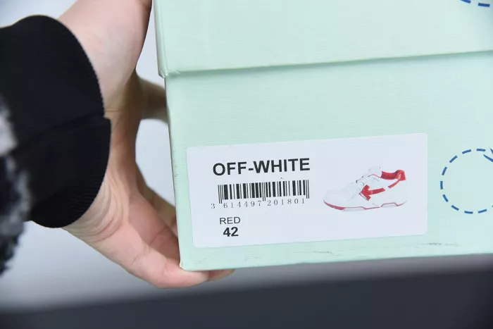 Chep Onekick OFF WHITETM C O VIRGIL ABLOH OUT OF OFFICE LOW-TOP LEATHER SNEAKERS 