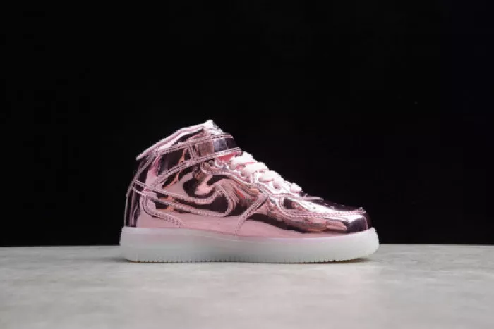 Rep Onekick KIDS NIKE AIR FORCE 1 MID WB PINK ROSE 314197-8300 0118