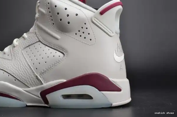 Rep Onekick Jordan Retro Air white Maroon 6 384664-116 0215