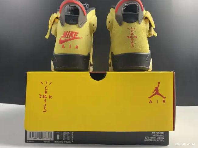 Rep Onekick AIR X CN1084-300 JORDAN SCOTT 6 TRAVIS YELLOW 0210