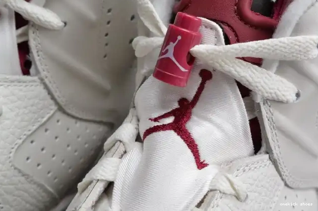 Rep Onekick Jordan Retro Air white Maroon 6 384664-116 0215