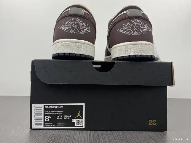 Rep Onekick 1 DC6991-200 Low Air Jordan Mocha 0224