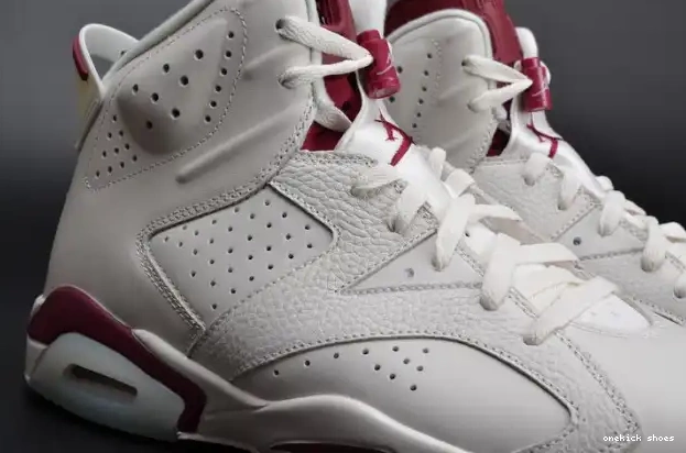 Rep Onekick Jordan Retro Air white Maroon 6 384664-116 0215