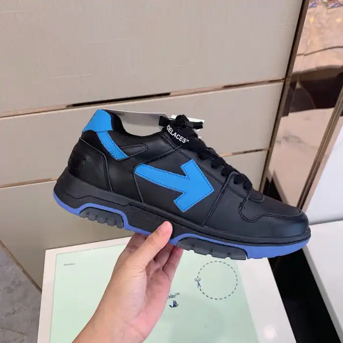 Rep Onekick OFF WHITETM C O VIRGIL ABLOH OUT OF OFFICE LOW-TOP LEATHER SNEAKERS 