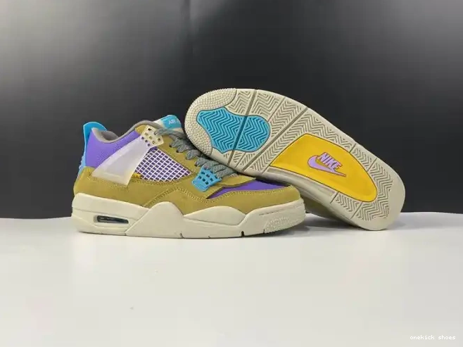 Rep Onekick Desert 4 Air Jordan DJ5718-300 Union Moss x SP 0220