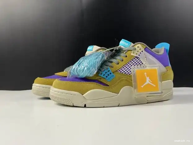 Rep Onekick Moss x Union Jordan 4 DJ5718-300 Air Desert SP 0217