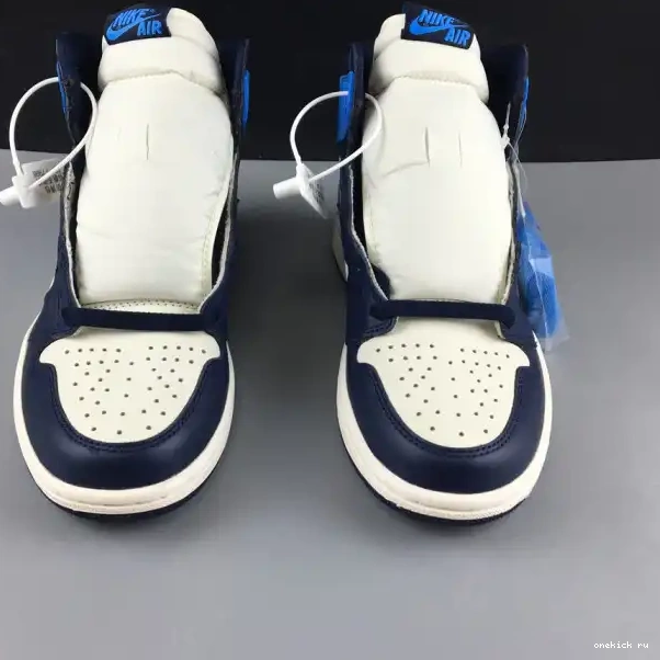 Rep Onekick Air 555088-140 Jordan High Retro OG 1 Obsidian 0212