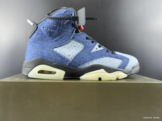 Rep Onekick Jordan 6 Air Washed Denim CT5350-401 0210