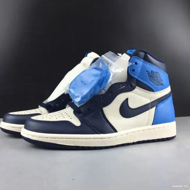 Rep Onekick Air 555088-140 Jordan High Retro OG 1 Obsidian 0212