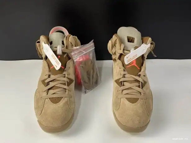 Rep Onekick Khaki Air Retro Travis Scott 6 DH0690-200 British Jordan 0227