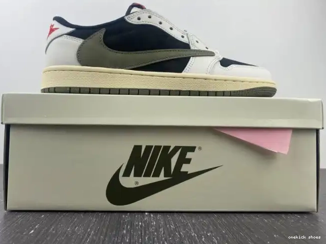 Rep Onekick Air Jordan 1 Jordan Low Retro Air Olive x DZ4137-106 Scott OG Travis 0215