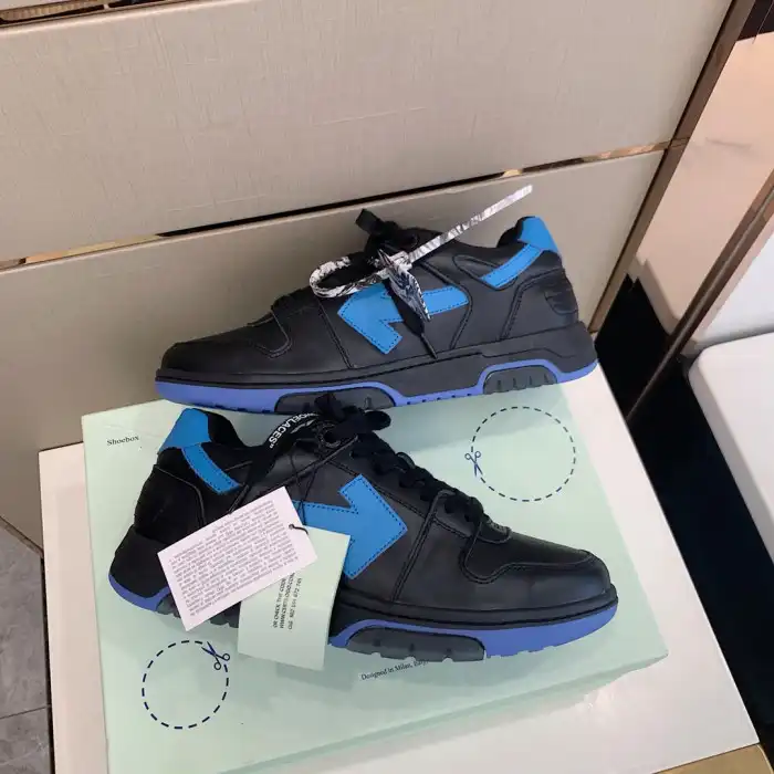 Rep Onekick OFF WHITETM C O VIRGIL ABLOH OUT OF OFFICE LOW-TOP LEATHER SNEAKERS 