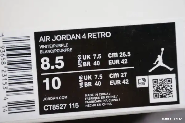 Chep Onekick Jordan CT8527-115 Purple Court Air 4 0222