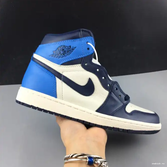 Rep Onekick Air 555088-140 Jordan High Retro OG 1 Obsidian 0212