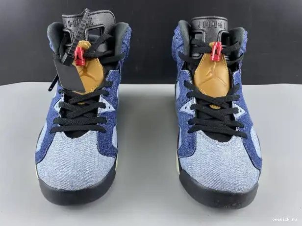 Rep Onekick 6 CT5350-401 Air Jordan Washed Denim 0217