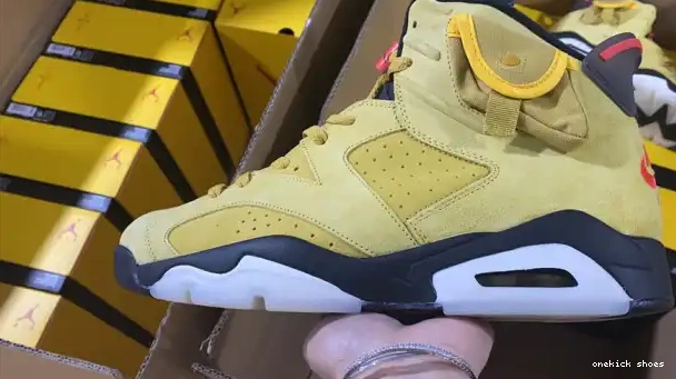 Rep Onekick AIR X CN1084-300 JORDAN SCOTT 6 TRAVIS YELLOW 0210