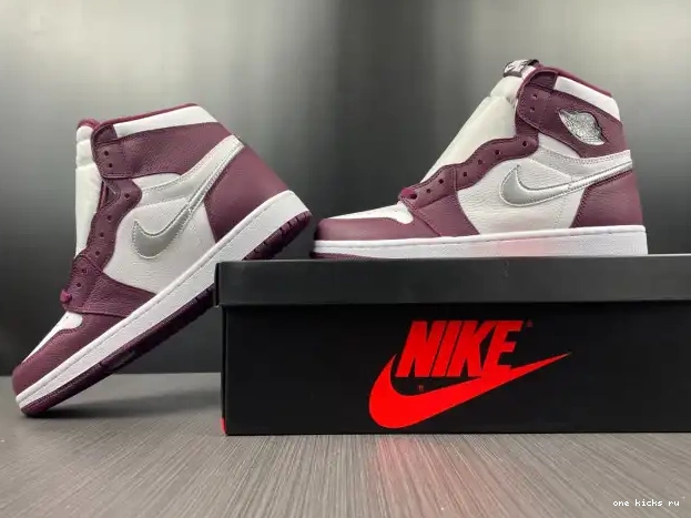 Rep Onekick 1 555088-611 OG High Bordeaux Air Jordan 0211