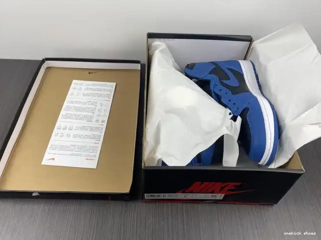 Rep Onekick Retro Blue' 1 Air High 'Dark OG Marina Jordan 555088-404 0210