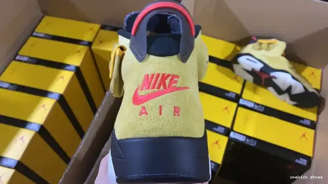 Rep Onekick AIR X CN1084-300 JORDAN SCOTT 6 TRAVIS YELLOW 0210