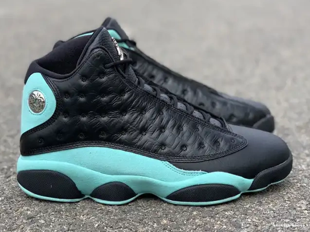 Chep Onekick Jordan Green Black 13 Air Retro Island 414571-030 0213