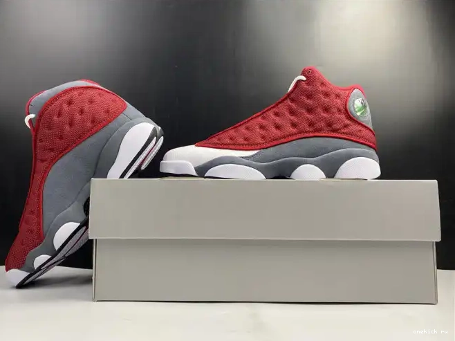 Rep Onekick Red 414571-600 Flint Air 13 Jordan Retro Grey Gym 0216