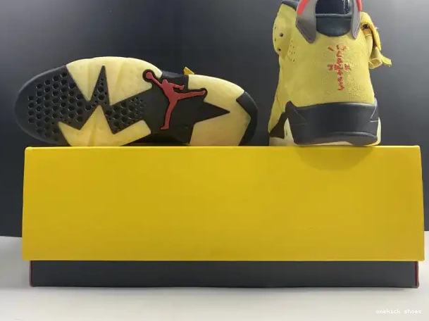 Rep Onekick AIR X CN1084-300 JORDAN SCOTT 6 TRAVIS YELLOW 0210