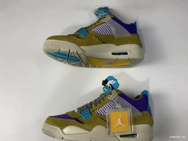 Rep Onekick Moss x Union Jordan 4 DJ5718-300 Air Desert SP 0217