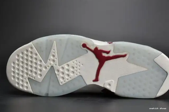 Rep Onekick Jordan Retro Air white Maroon 6 384664-116 0215