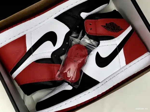 Rep Onekick Retro Air Jordan Black Toe 555088-125 1 0218