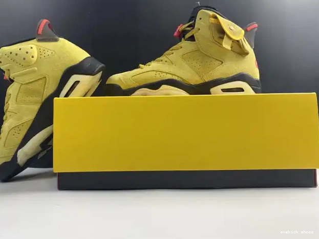 Rep Onekick AIR X CN1084-300 JORDAN SCOTT 6 TRAVIS YELLOW 0210