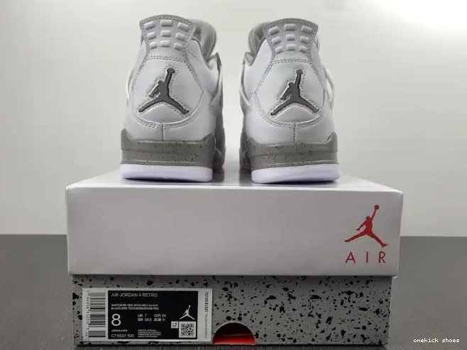 Rep Onekick 4 Retro (2021) White Jordan Oreo CT8527-100 0212