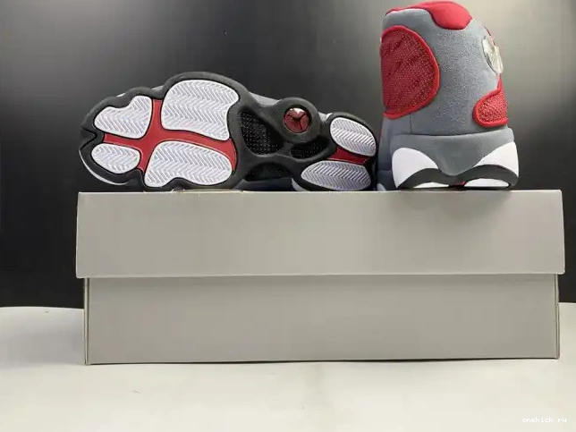 Rep Onekick Red 414571-600 Flint Air 13 Jordan Retro Grey Gym 0216