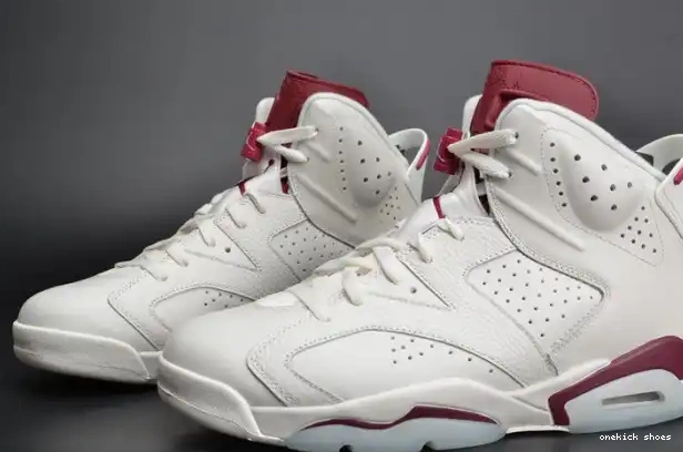 Rep Onekick Jordan Retro Air white Maroon 6 384664-116 0215