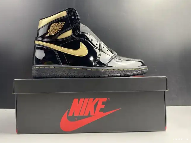 Rep Onekick 555088-032 METALLIC HIGH GOLD AIR (2020) JORDAN BLACK 1 RETRO 0217