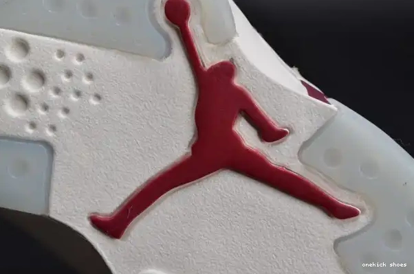 Rep Onekick Jordan Retro Air white Maroon 6 384664-116 0215