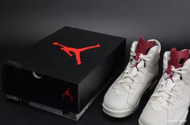 Rep Onekick Jordan Retro Air white Maroon 6 384664-116 0215