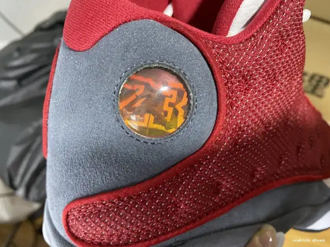 Chep Onekick Retro 414571-600 Red Gym Flint Jordan 13 Grey Air 0316
