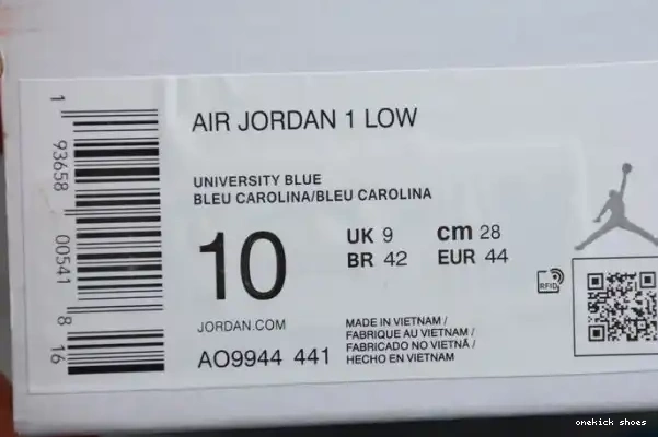 Rep Onekick Air (W) 1 AO9944-441 Jordan UNC Low 0304