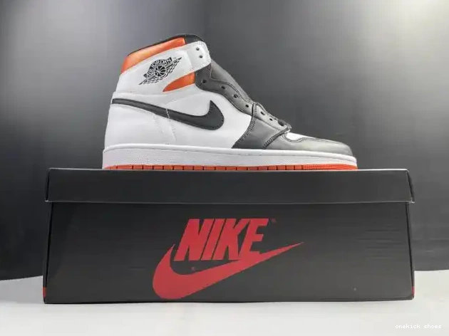Rep Onekick Orange High Electro 1 Jordan Retro 555088-180 Air 0317