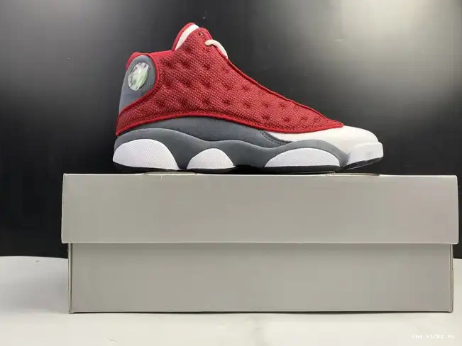 Rep Onekick Red 13 Gym 414571-600 Retro Air Jordan Grey Flint 0303