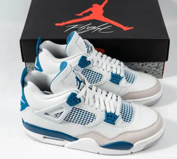 Rep Onekick Blue (2024) Retro 4 Jordan Military 0304