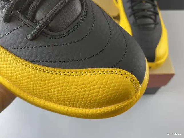 Rep Onekick Retro 12 130690-070 University Gold Air Jordan Black 0320