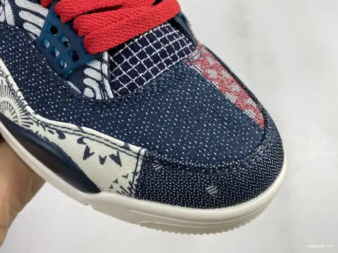 Rep Onekick CW0898-400 SE Sashiko Air 4 Jordan Retro 0318