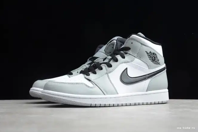 Rep Onekick 554724-092 AIR Grey Light Jordan Smoke Mid 1 0319