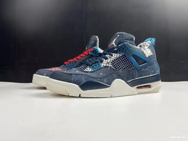 Rep Onekick CW0898-400 SE Sashiko Air 4 Jordan Retro 0318